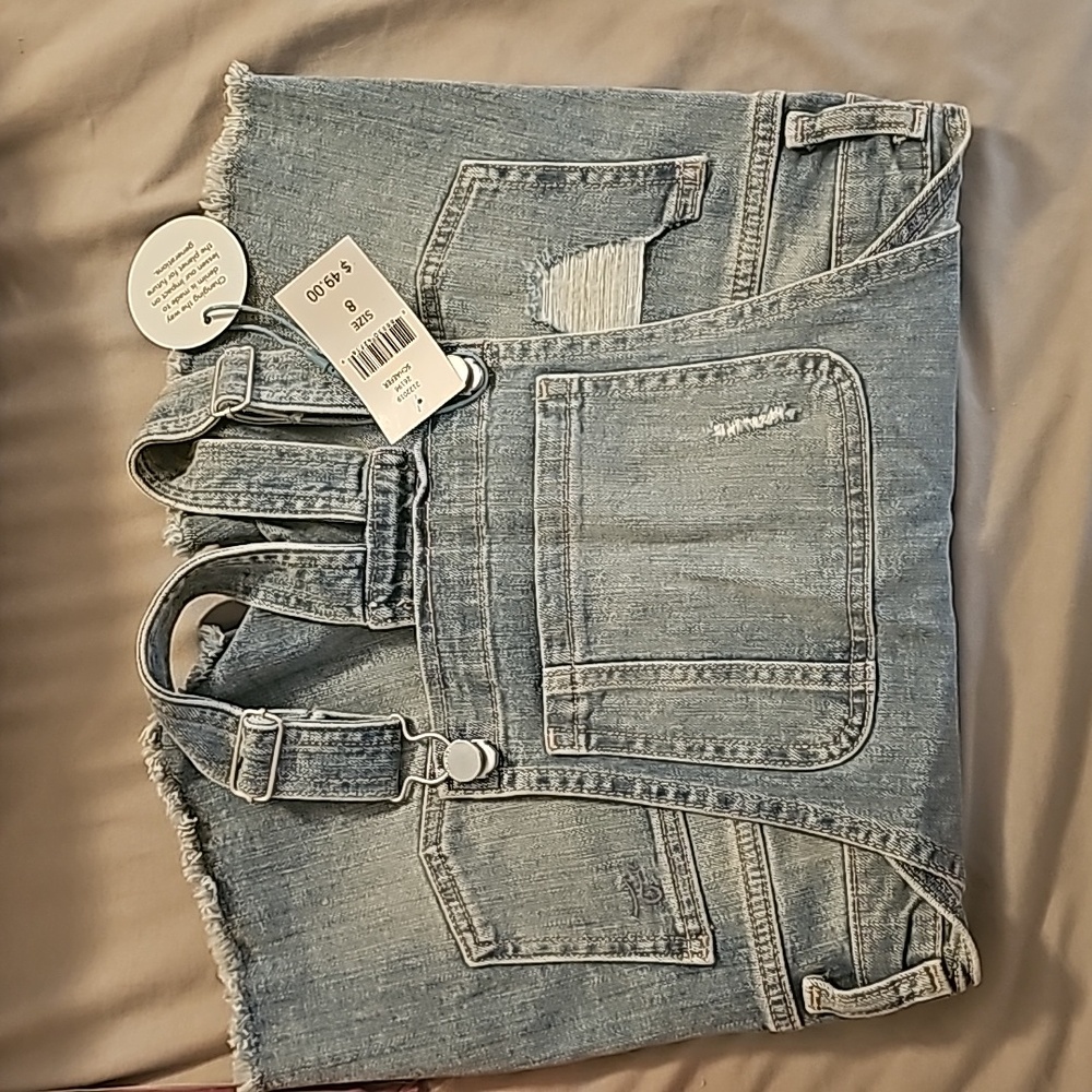 DL1961 Girls jean Bibs